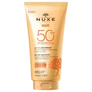 Nuxe Sun Lait Fondant Visage et Corps SPF 50 150 ml protects even sensitive skin from the sun's harmful rays.