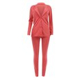 thumbnail image 4 of Meichang Womens Blazer Lapel Collar Open Front Blazer Casual Long Sleeve Cardigans Business Solid Color Single Button Jackets, 4 of 5