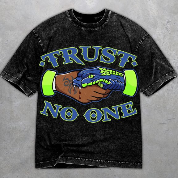 Max Varsity Royal Volt Washed Shirt, Trust No One Snake, Shirts Match Sneakers