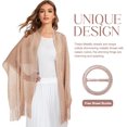 thumbnail image 3 of Chales y envolturas para mujer, vestidos de noche, boda, fiesta con borla, 3 of 5