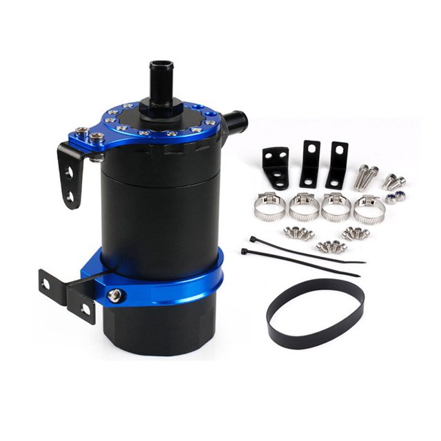 Recipiente de filtro de recuperación de aceite de desecho modificado para coche nuevo conjunto ajustable recipiente respirable fijo con filtro - azul dontodent Kuyhfg Sin marca