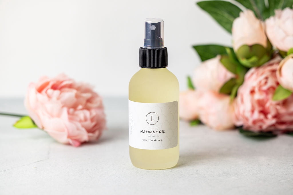 Lizush - Aromatherapy Eucalyptus Massage Oil, Natural Relaxing Body Massage Oil