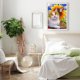 thumbnail image 4 of Animales hechos a mano flores 5D DIY taladro redondo completo dibujo Kit diamante pintura Likrtyny Arte deco, 4 of 9