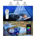 thumbnail image 4 of Galaxy Projector Work with Alexa Google Home - Northern Lights Aurora Projector W/Bluetooth Speaker - Star Projector with App & Remote Control - Smart Galaxy Light Projector with Multicolor Lights, 4 of 5