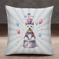 thumbnail image 2 of Happy 4th of July Patriotic West Highland White Terrier Marching Band Uniform Balloons Fireworks Pillowcase Double Sided Westie Westy Dog Lover Pillow Case Covers - 13009, 2 of 3