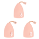 thumbnail image 2 of Carteras para Llaves DQrwqpou 3 Uds Dibujos Animados Gato Ciervo Conejo Mini Llavero Coche Funda Suave Conejo Rosa, 2 of 4