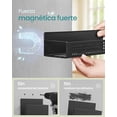 thumbnail image 3 of SONGMICS Especiero Magnético, Juego de 4, 2 Estantes Grandes y 2 Pequeños, sin Taladrar, para Cocina, Frigorífico, Negro Tinta, 3 of 5