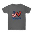 thumbnail image 4 of Cathalem Womens Crop Tops Round Neck Oversized Crop Tops Workout Tops Tees,GY2 XL, 4 of 4