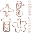 thumbnail image 1 of unbranded 30Ud Clips De Metal Delicados En Rosa Dorado Para Uso En Oficina Y Hogar, 1 of 6