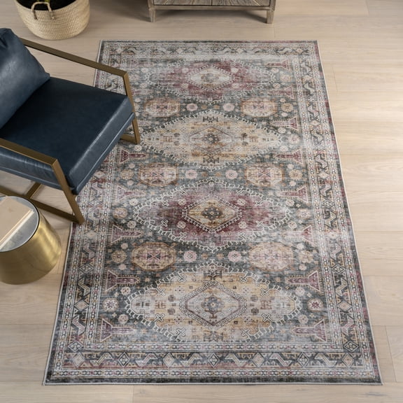 nuLOOM Rora Smart Plus with SplashGuard Area Rug, 8' x 10', Rora Sage