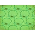 thumbnail image 1 of Ahgly Company Machine Washable Indoor Rectangle Transitional Emerald Green Area Rugs, 2' x 3', 1 of 7