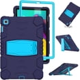 thumbnail image 2 of 3-Layer Protection Screen Frame + PC + Silicone Shockproof Combination Case with Holder For Galaxy, 2 of 8