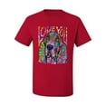 thumbnail image 3 of Colorful Beagle | Dogs Love You | Dean Russo Art Animal Lover Men's T-Shirt, Red, 5X-Large, 3 of 6