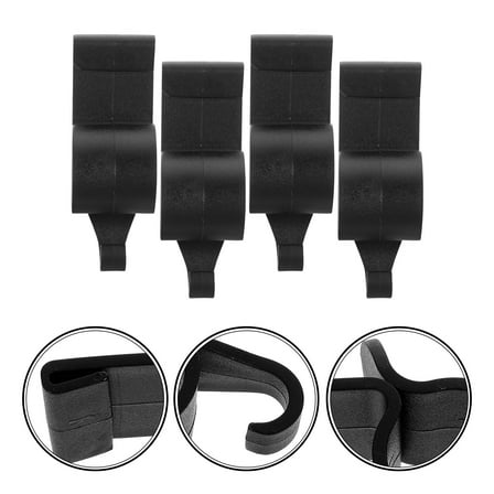 UPOUART 4Pcs Umbrella Storage Stand Black Plastic for Car Interior