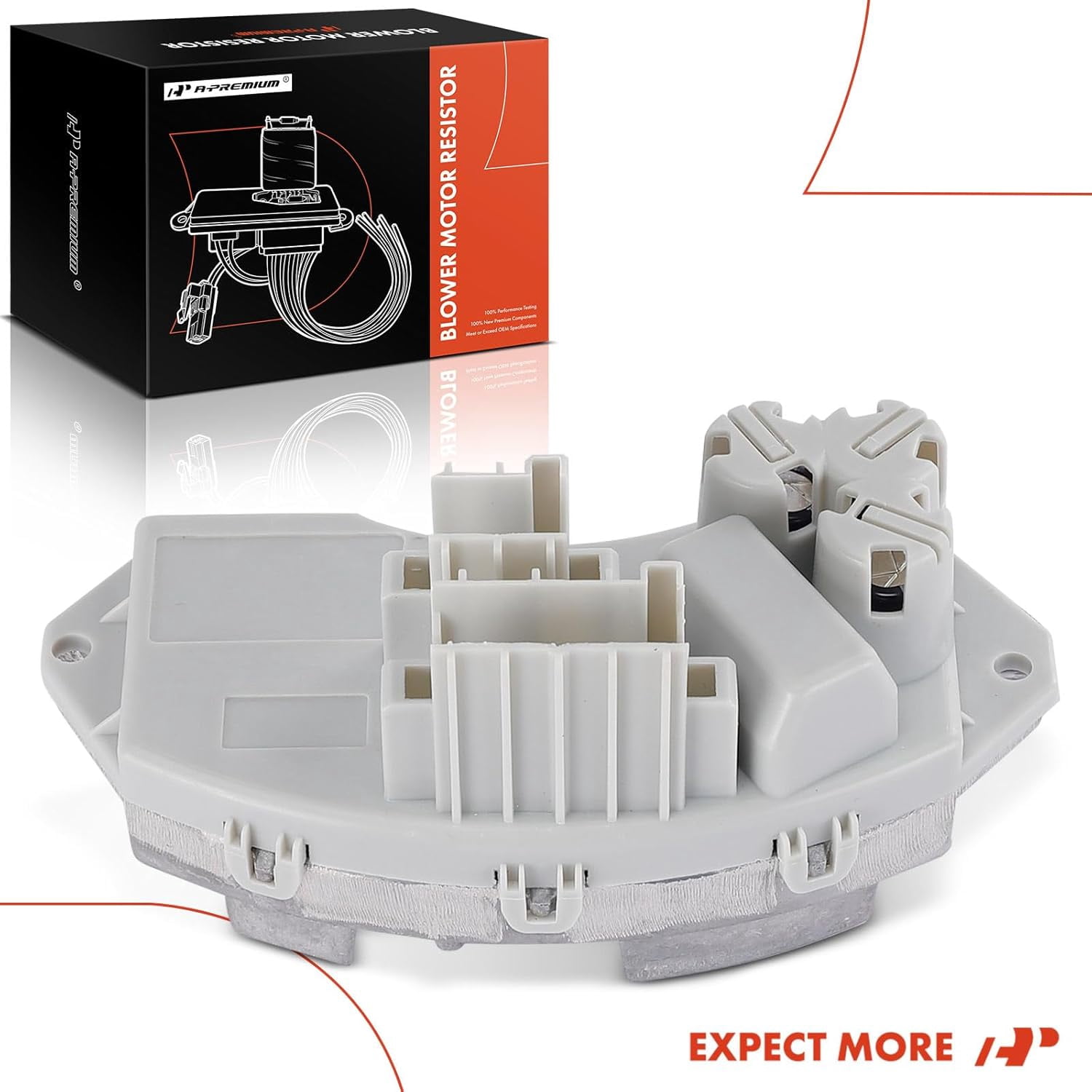 A-Premium HVAC Blower Motor Resistor Replacement for BMW 128i 135i 323i 328i 335i M3 X1 X3 X4 X5 X6 Z4