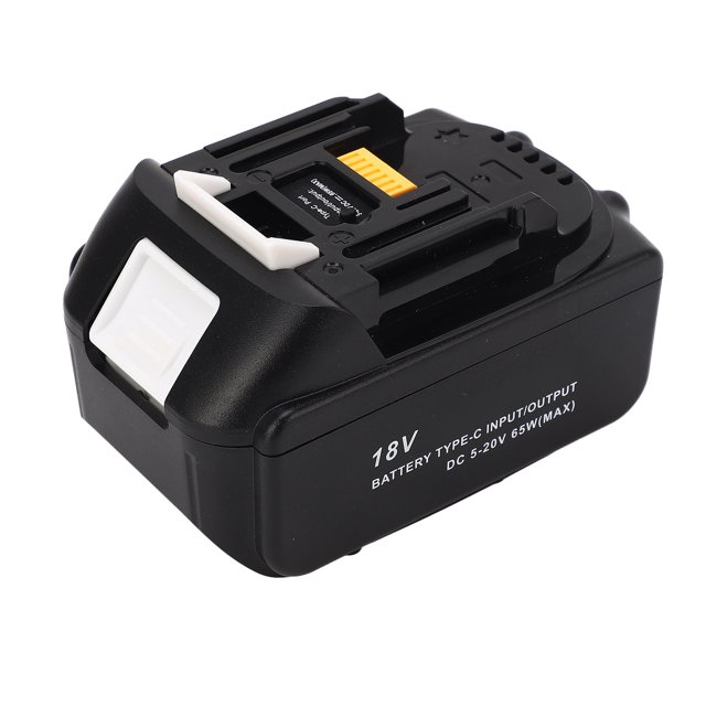 Batería de litio de 18 V, tipo C, indicador LED de potencia, batería de iones de litio para BL1830, BL1840, BL1850, BL1860, 3,0 Ah