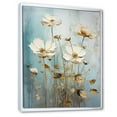 thumbnail image 2 of Designart "Refined Beige Buttercup Field III" Buttercups Floater Framed Canvas Art Print, 2 of 5