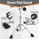 thumbnail image 4 of Set de soporte para batería con almohadilla de práctica Youeon Silent Drum de 12 pulgadas, 4 of 8