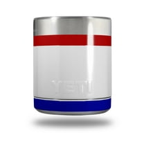 Skin Decal Wrap for Yeti Rambler Lowball - Red White and Blue by WraptorSkinz
