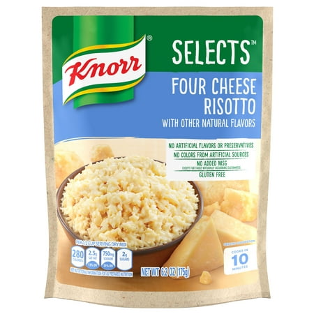 (3 Pack) Knorr Selects Four Cheese Risotto Rice Side Dish, 6.2 (Best Wild Rice Recipes Side Dish)