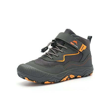 

Audeban Boys Girls Running Shoes Wear Resistant Kids Hiking Shoes Outdoor Anti Collision Sport Sneakers Gray 3Y