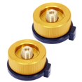 thumbnail image 4 of Jinsinto 3 Pcs Connecteur de Réchaud à Gaz Extérieur, Adaptateur de Cylindre de Gaz de Camping Tête de Conversion de Gaz Adaptateur Buse Connecteur Valve de Réchaud à Gaz, 4 of 5