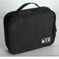 thumbnail image 4 of Minnieouse Bolsa de viaje Compartimiento portátil Organizador de almacenamiento Monedero con cremallera Bolso de gran capacidad Estuche a prueba de polvo Envolturas para manijas de equipaje Negro Minnieouse AP011174-02, 4 of 6