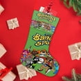 thumbnail image 4 of La Hora de Aventura de los Banana Splits Tema: Calcetines de Navidad, fino lino blanco para colgar en escaleras y chimenea, decoración navideña para el hogar, regalo de Navidad. 45cm × 32cm, 4 of 5