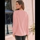 thumbnail image 5 of Camisas de Larga para Mujer, Blusas de Encaje, Ropa Informal de Negocios, Moda de Otoño, Blusas Tejidas Y2k Rosa S, 5 of 8
