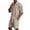 T5-Khaki, variant on Men's Waffle Knit Polo Shirt and Shorts Set Short Sleeve 1/4 Zip Outfits with Pockets Textured Drawstring Sweatsuit Casual Summer Vacation Beach Fashion Clothes,White 4XL