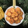 thumbnail image 3 of American Hash Browns Gift Hash Brown Potato Patties Food Lovers Foodie Novelty Holiday Christmas Ornament Xmas Tree Gift (Flat Design Printed on Ceramic, NOT 3D), 3 of 3