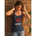 thumbnail image 2 of NASA Nasa Astronaut Silhouette Racerback Tank Women -NASA Designs, Female XX-Large, 2 of 4
