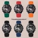 thumbnail image 5 of Correa de reloj de silicona para deportes al aire libre Casio GST-B200 Heart of Steel GST-B400, banda de reloj de 16 mm con boca convexa para hombre, resistente al agua, 5 of 5