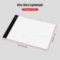 thumbnail image 2 of Amdohai B4 Ultra-thin LED Light Pad Light Box Dimmable Brightness USB Powered Artcraft Tracing Light Table, 2 of 8