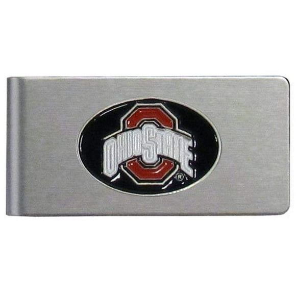 NCAA Siskiyou Sports Mens Ohio State Buckeyes Brushed Metal Money Clip One Size Team Color