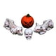 thumbnail image 3 of 4x de Halloween, huesos de espeluznantes, modelo aterrador, adorno de gato agachado para césped, espeluznante libre,, 3 of 9