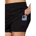 thumbnail image 2 of RBX Active Women's Plus Size Woven Longer Length Tennis/Golf Skort, 2 of 5