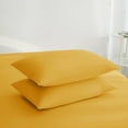 thumbnail image 4 of IR Imperial Rooms 3 Piece Duvet Cover Set Soft Microfiber Button Closer Ochre Color Full All-Season, 4 of 7