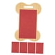 thumbnail image 5 of Almohadilla rascadora para uñas para perros, almohadilla rascadora para uñas para perros, forma de hueso grande con 4 Rojo, 5 of 9