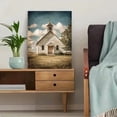 thumbnail image 5 of UXIEQU Vintage Church Wall Art Print Canvas Wall Art 15.75x11.81 INCHES, 5 of 8