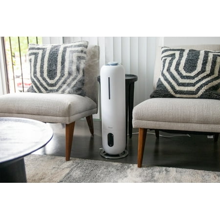 CRANE - 2 Gal. Tower Ultrasonic Cool Mist Humidifier with Remote - White