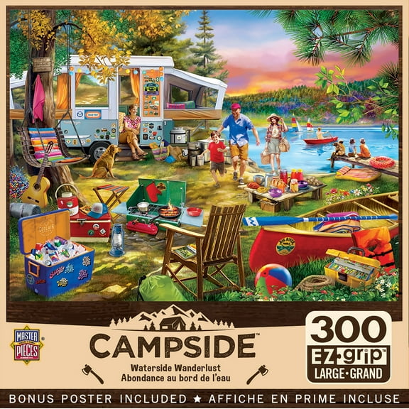 MasterPieces Campside - Waterslide Wanderlust 300 Piece EZ Grip Puzzle
