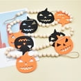 thumbnail image 7 of LHNFT Halloween Wood Bead Garland with Black and Orange Pumpkin, 5.4ft Rustic Bead Hanging Garland Farmhouse Prayer Bead Banner for Home Party Fireplace Mantle Tiered Tray Decor, 7 of 7