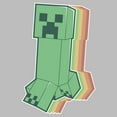 thumbnail image 2 of Women's Minecraft Colorful Creeper  Graphic Tee Athletic Heather Large, 2 of 4