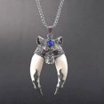 thumbnail image 4 of Retro Creative Design Domineering Imitation Wolf Tooth Pendant Necklace Suitable for Men s Punk Motorcycle Jewelry Gift, 4 of 5