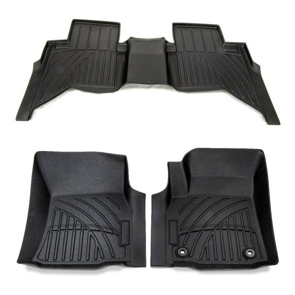 Tapetes De Uso Rudo Compatible con Hilux Revo 2016 2017 2018 2019 2020 Negro Ximxi Toyota Hilux , Basic Revo, Rocco 2016 - 2020