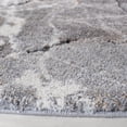 thumbnail image 4 of SAFAVIEH Cyrus Liadain Abstract Shag Area Rug, Gray/Beige, 6'7" x 6'7" Round, 4 of 12