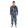 thumbnail image 3 of FORMRS Onesies Pajama for Adults Unisex Hoodie Winter Jumpsuit One Piece Sleepwear, Sizes S-2XL, Cartoon Jellyfish Pattern, 3 of 7