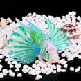 thumbnail image 3 of Adornos de acuario de peces fluorescentes decoraciones de acuario de pecera de silicona artificial 3D azul, 3 of 3