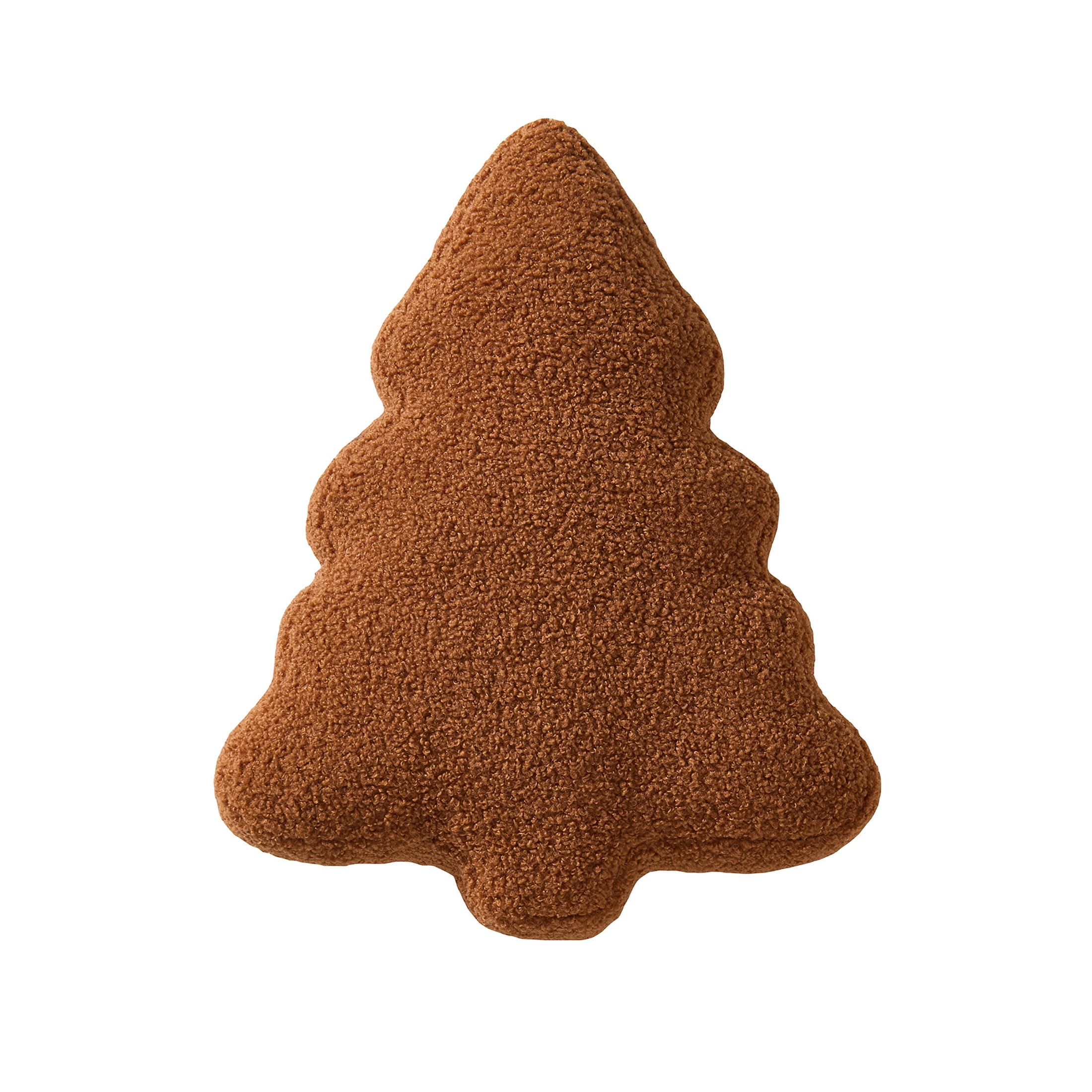 My Texas House 16" x 12" Gingerbread Tree Shaped Decorative Pillow